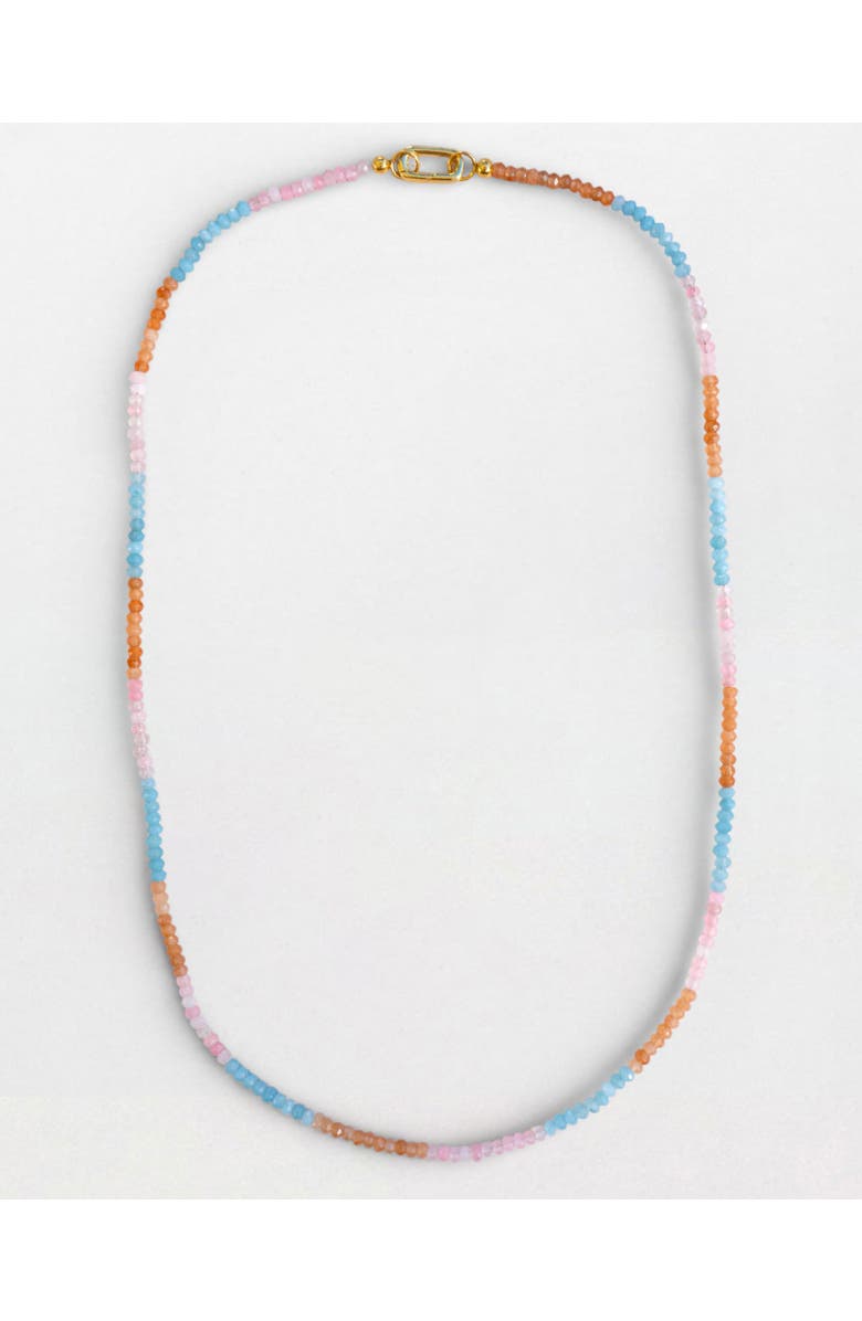 By Lilla Petal Necklace, Main, color, Pastel