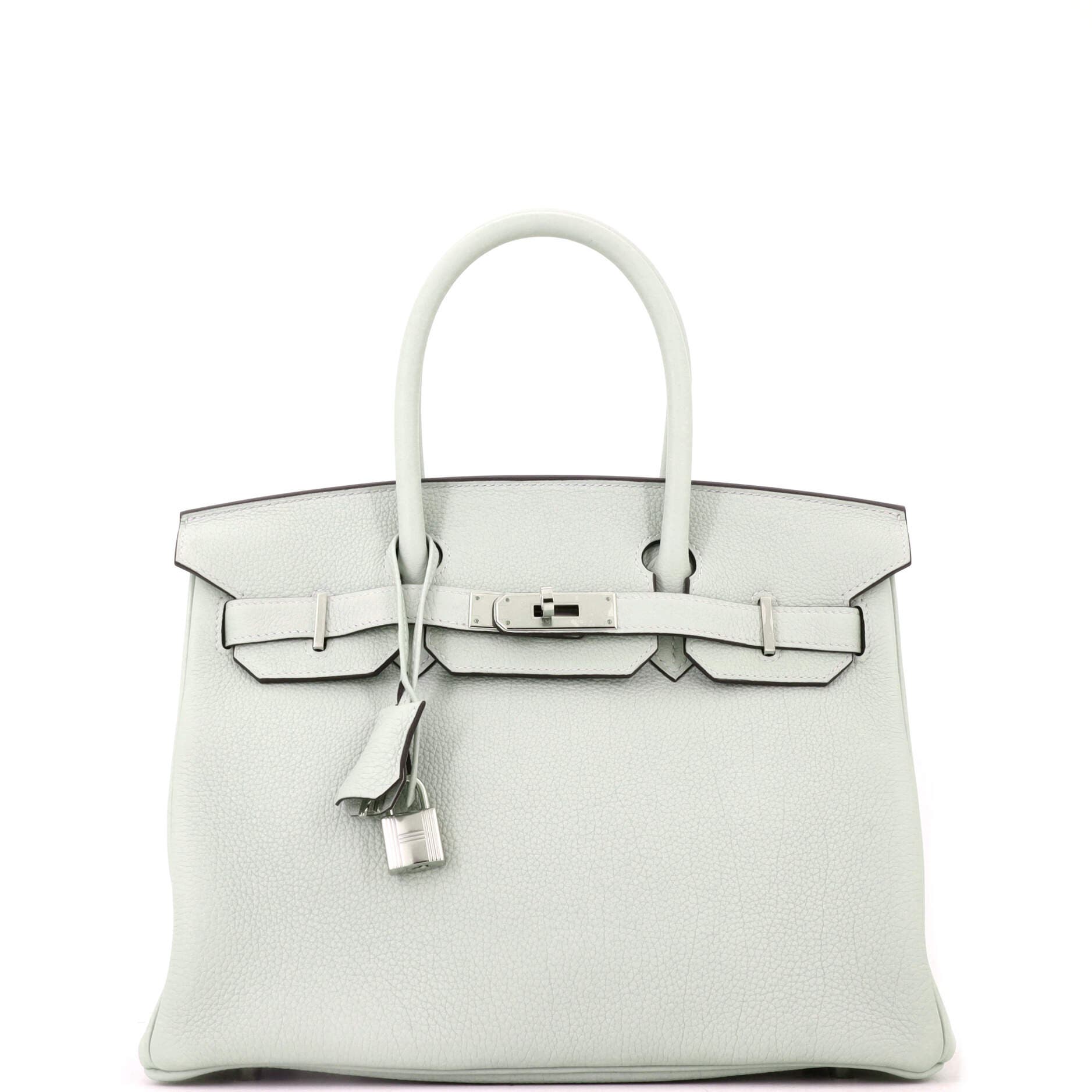 Birkin Handbag Grey Togo with Palladium Hardware 30, Main, color, Grey