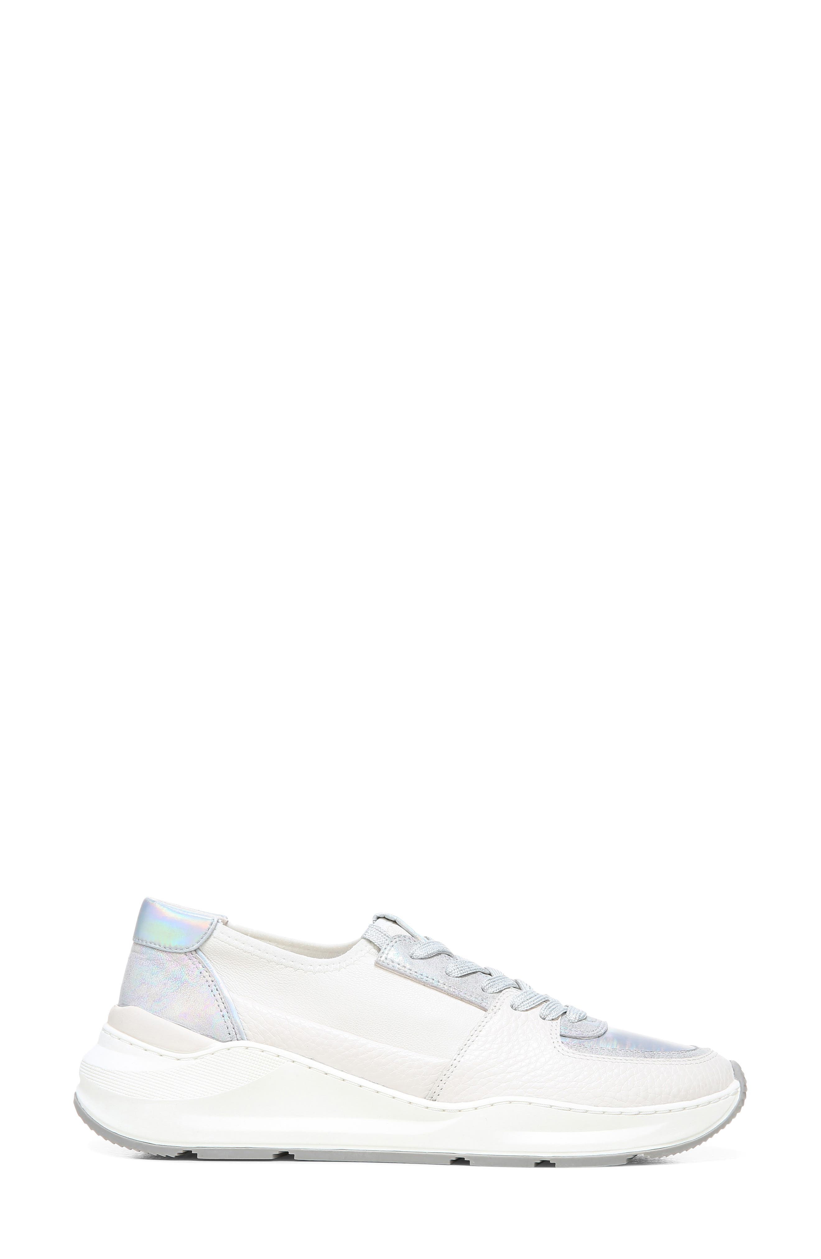 Bev Sneaker, Alternate, color, SATIN PEARL LEATHER