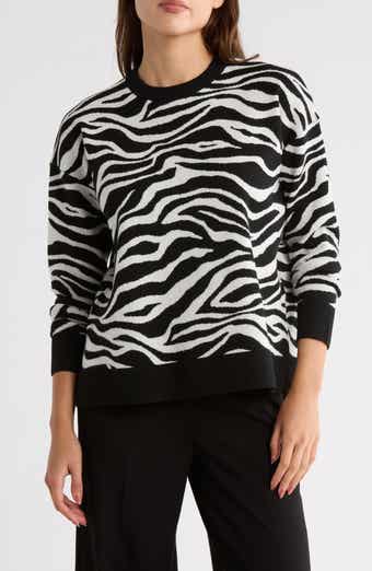 NORDSTROM RACK Patterned Crewneck Sweater