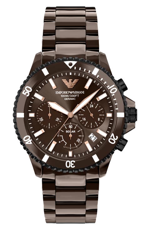 World Explorer Solar Chronograph Ceramic Watch