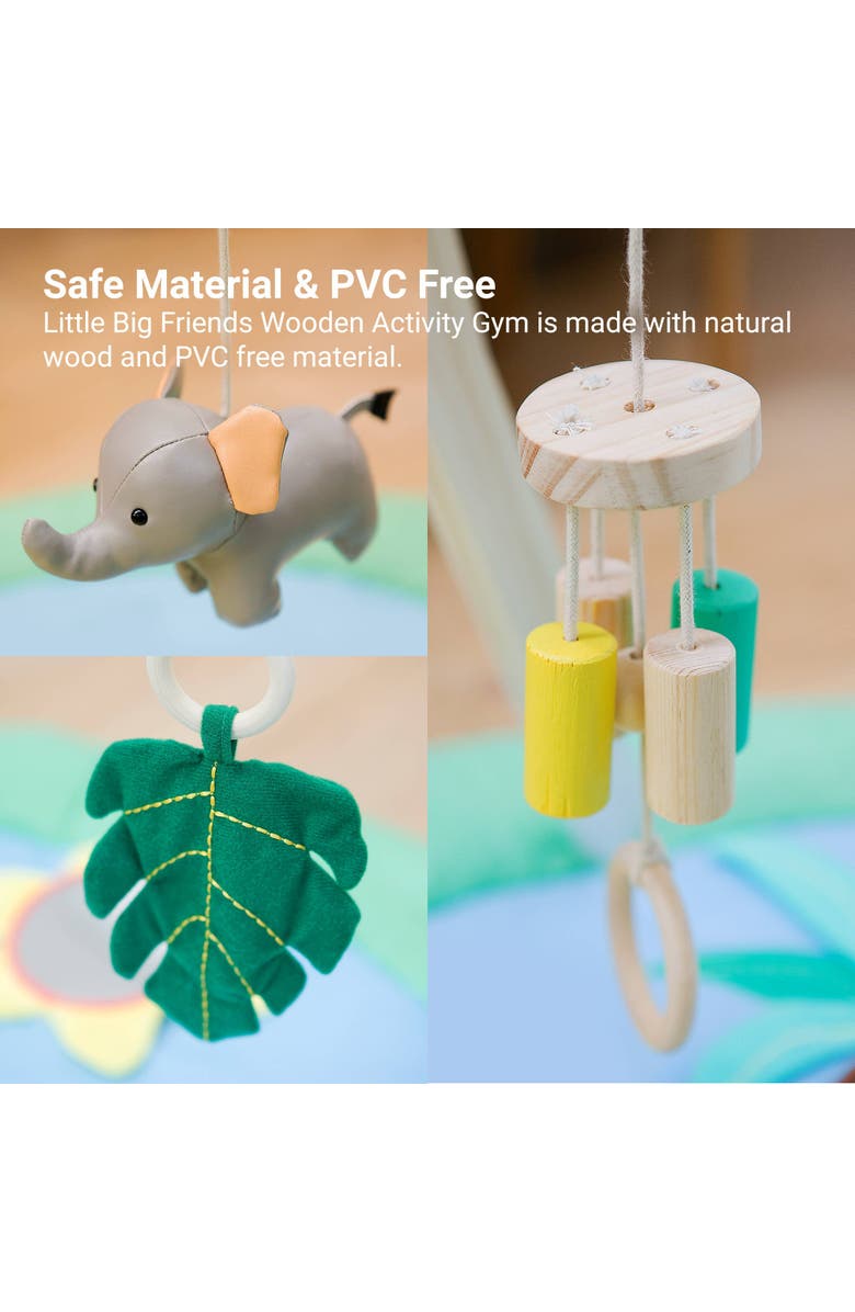 Little Big Friends Wooden Activity Arch - Jungle, Baby Gym & Sensory Toys, Alternate, color, Multicolor