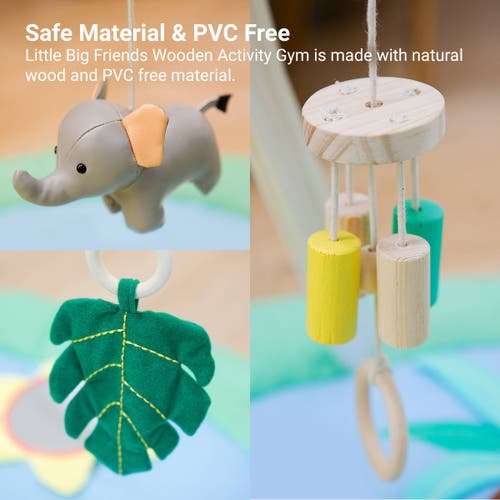 Little Big Friends Wooden Activity Arch In Multi