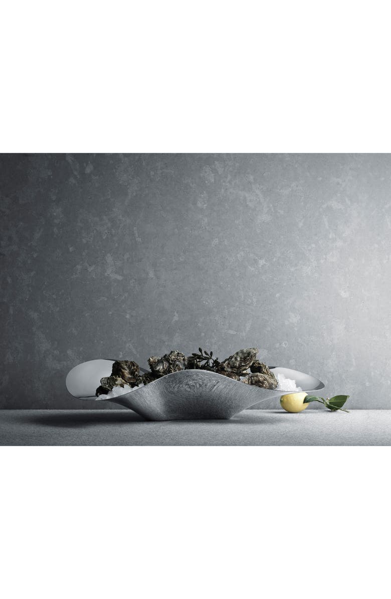 Georg Jensen Indulgence Oyster Tray, Alternate, color, Stainless Steel