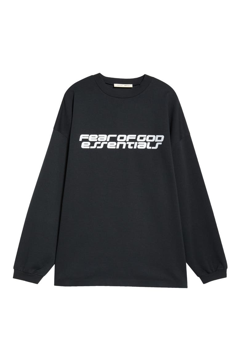 '90s Logo Long Sleeve Graphic T-Shirt, Alternate, color, VINTAGE BLACK