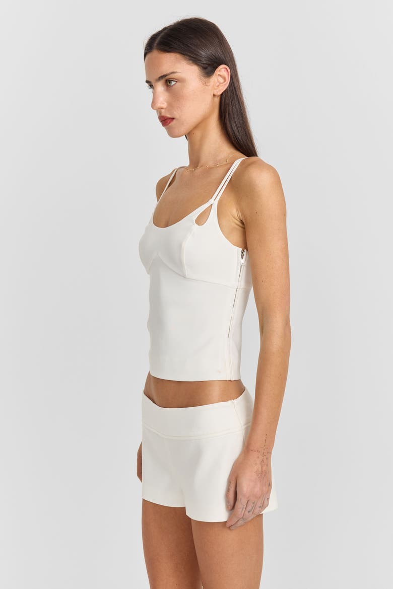 Sabine Top, Alternate, color, White