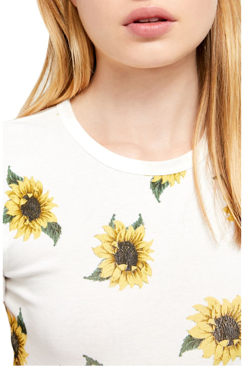 Sunflower Tee, Alternate, color, IVORY