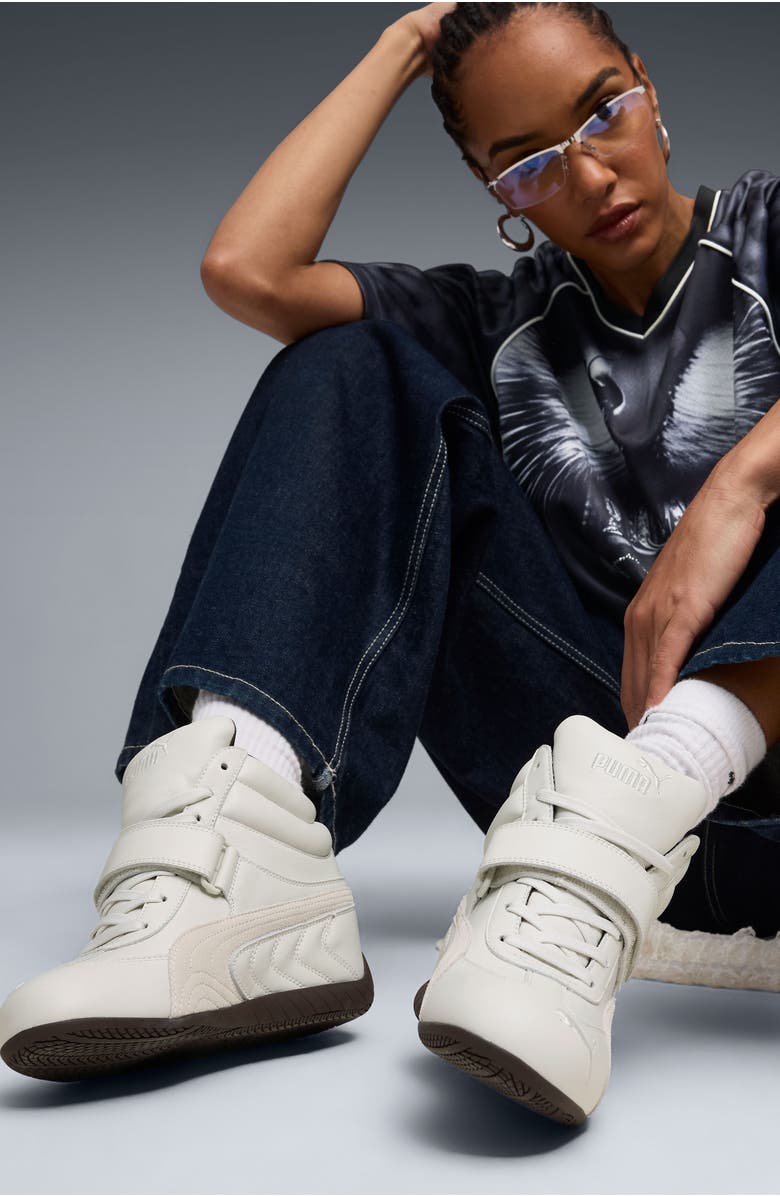 PUMA Speedcat Wedge Leather Sneaker, Alternate, color,