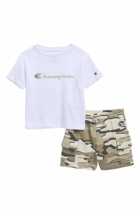 Champion Graphic T-Shirt & Cargo Shorts Set