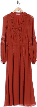 Ramy Brook Connie Ruffled Silk Dress