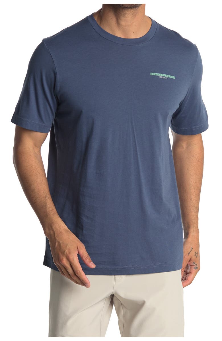 TravisMathew Birds of Paradise Crew Neck T-Shirt, Alternate, color,