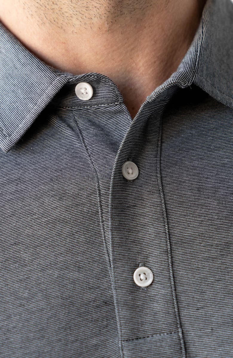 Devil-Dog Dungarees Feeder Polo, Alternate, color, Melange Charcoal