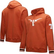 Mitchell & Ness Men's Mitchell & Ness Texas Orange Texas Longhorns Chainstich Fleece Pullover Hoodie