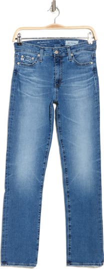 Mari Mid Rise Slim Straight Leg Jeans