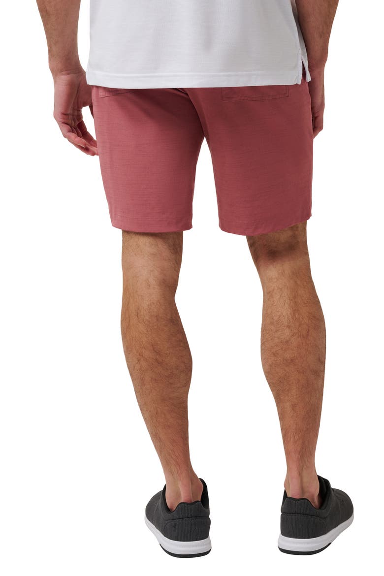 Travel Year flat Front Shorts, Alternate, color, HEATHER ROAN ROUGE