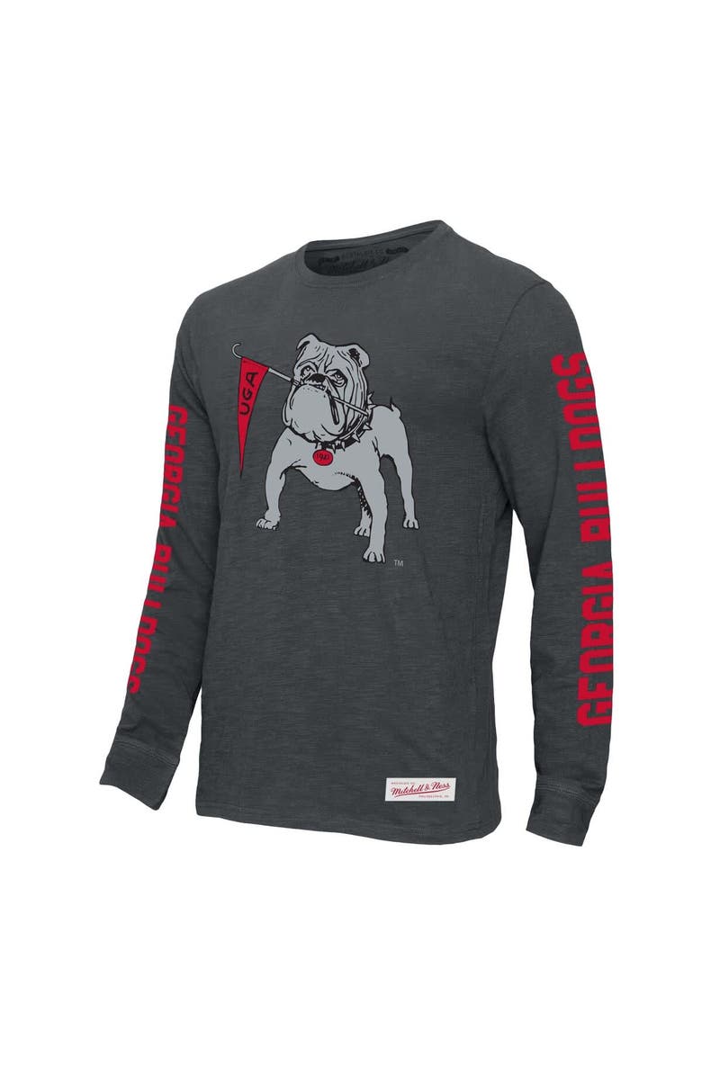 Mitchell & Ness Men's Mitchell & Ness Charcoal Georgia Bulldogs Team Pride Long Sleeve T-Shirt, Alternate, color, Charcoal