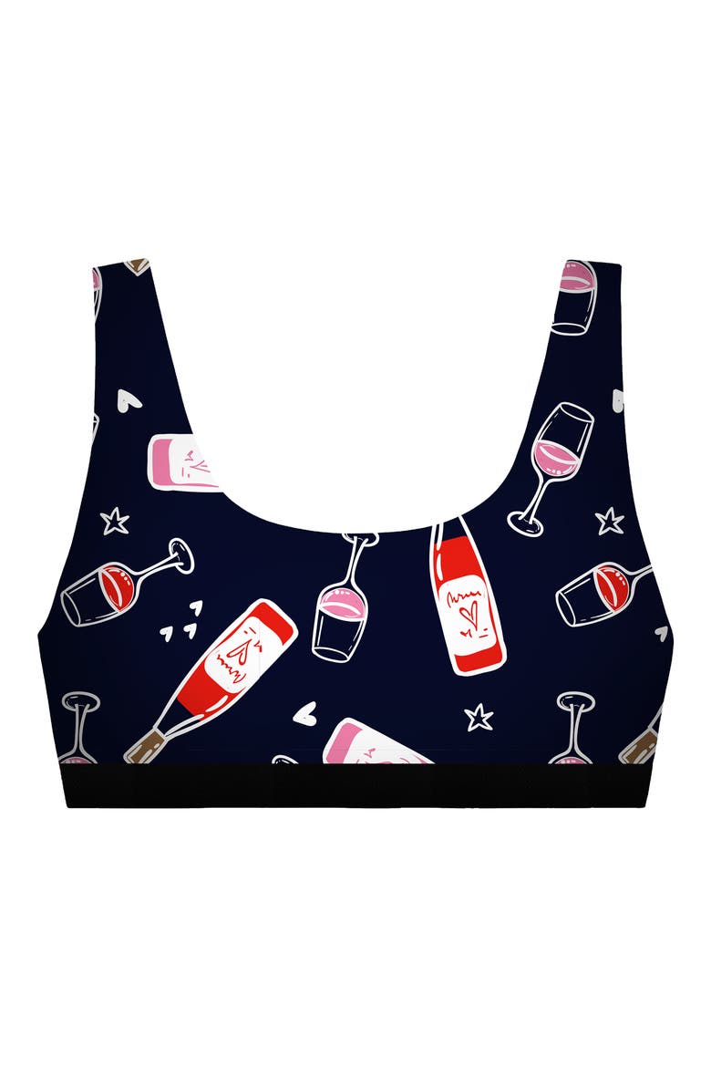 Vino Bralette & Bikini Brief Set, Alternate, color, VINO