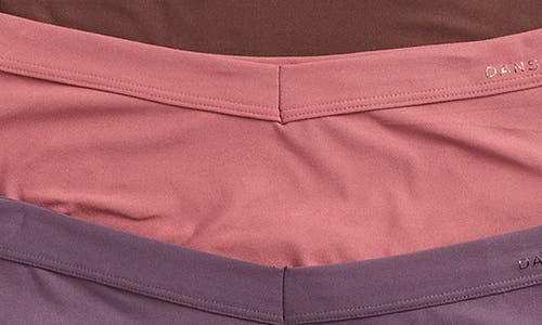 Danskin Pack Of Five Brushed Boyshorts In Multi