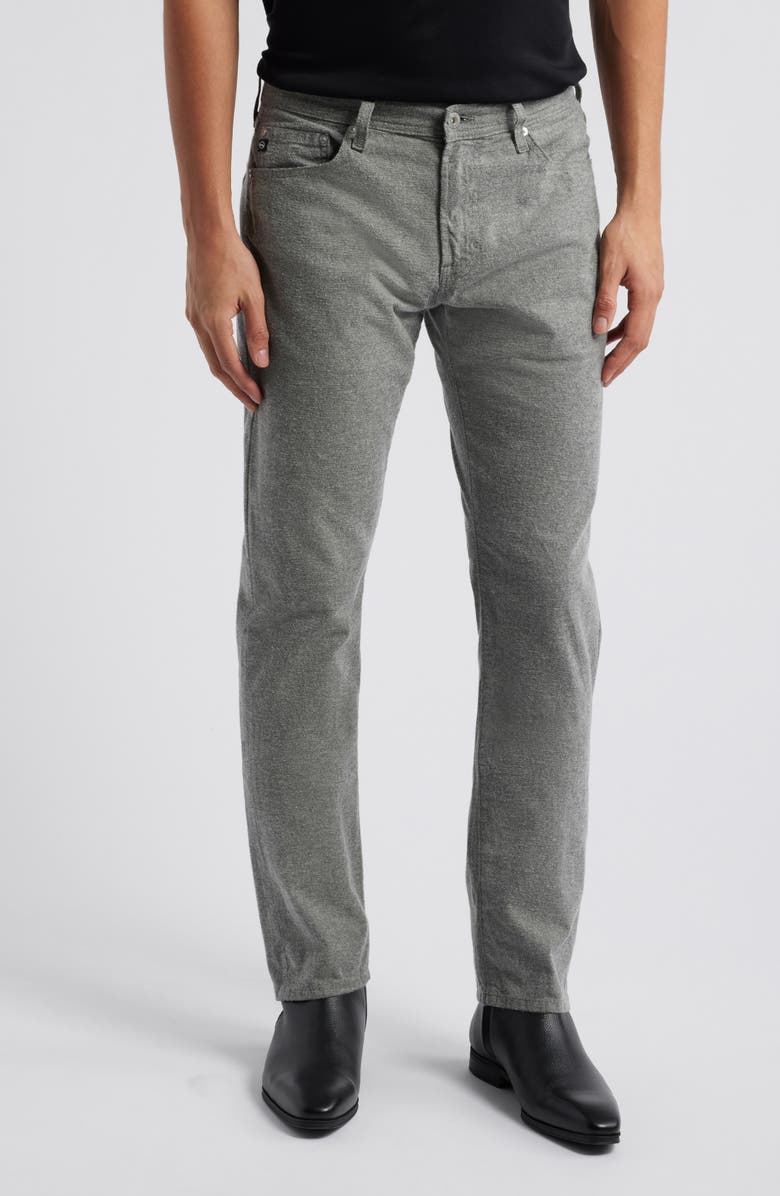 AG Everett Slim Straight Leg Jeans, Main, color, Cloudy Grey