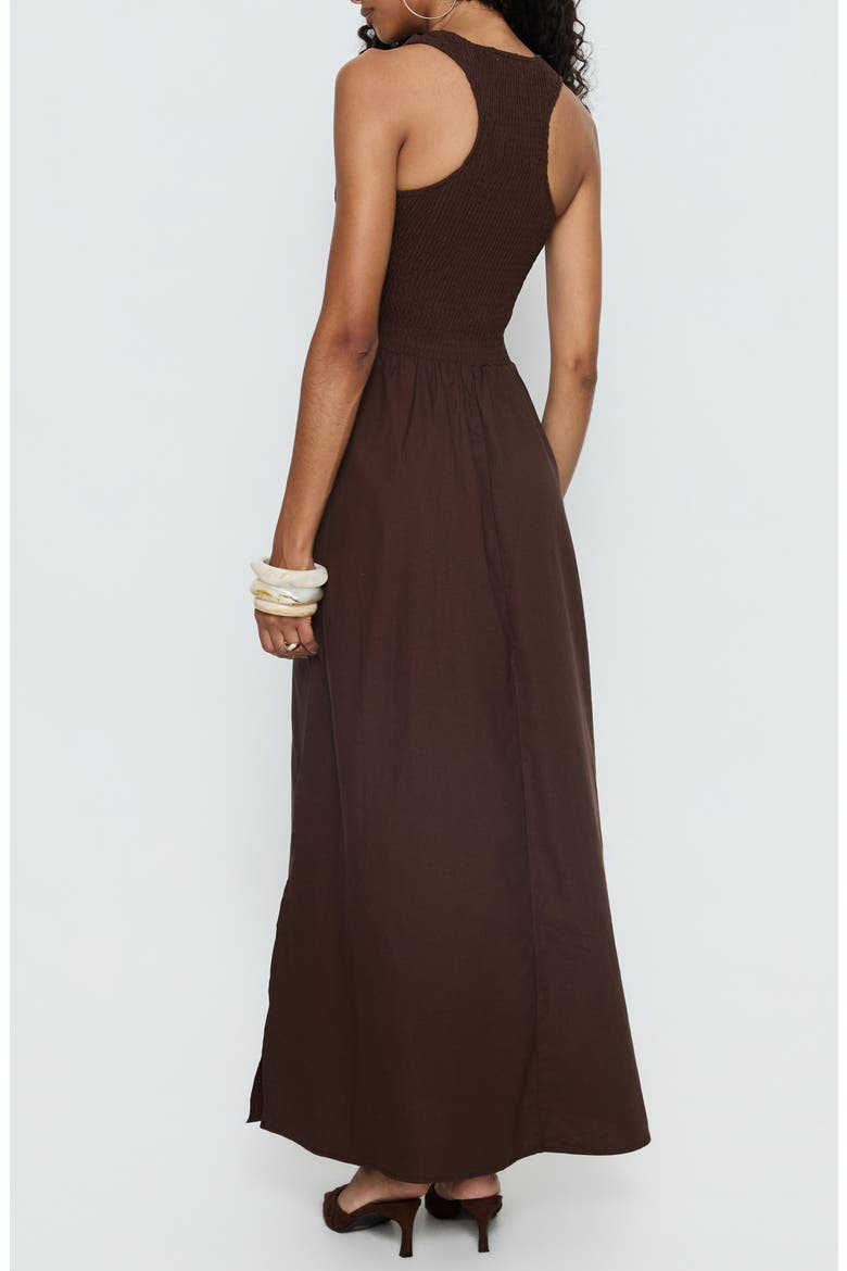 Highgate Drop Waist Maxi Dress, Alternate, color, CHOCOLATE