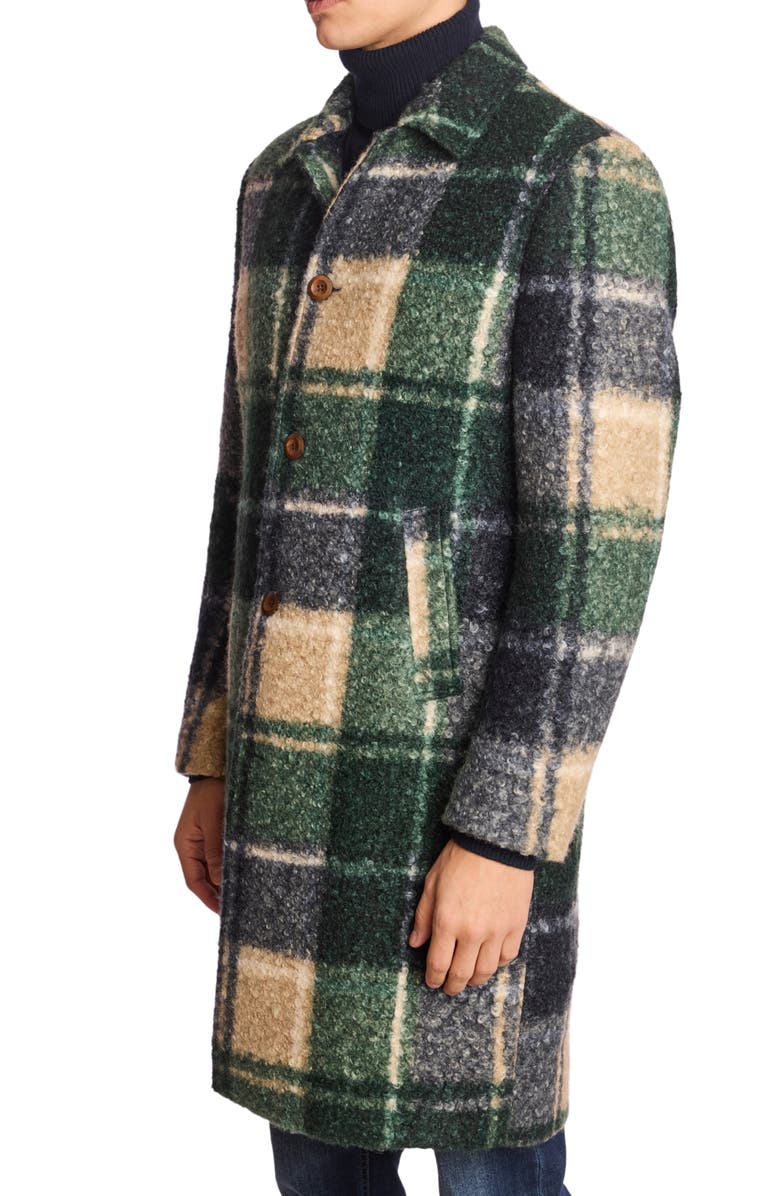 PAISLEY & GRAY Plaid Overcoat, Alternate, color,