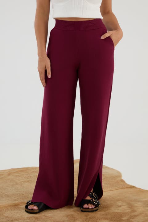 The Sweater Wide Leg Pant