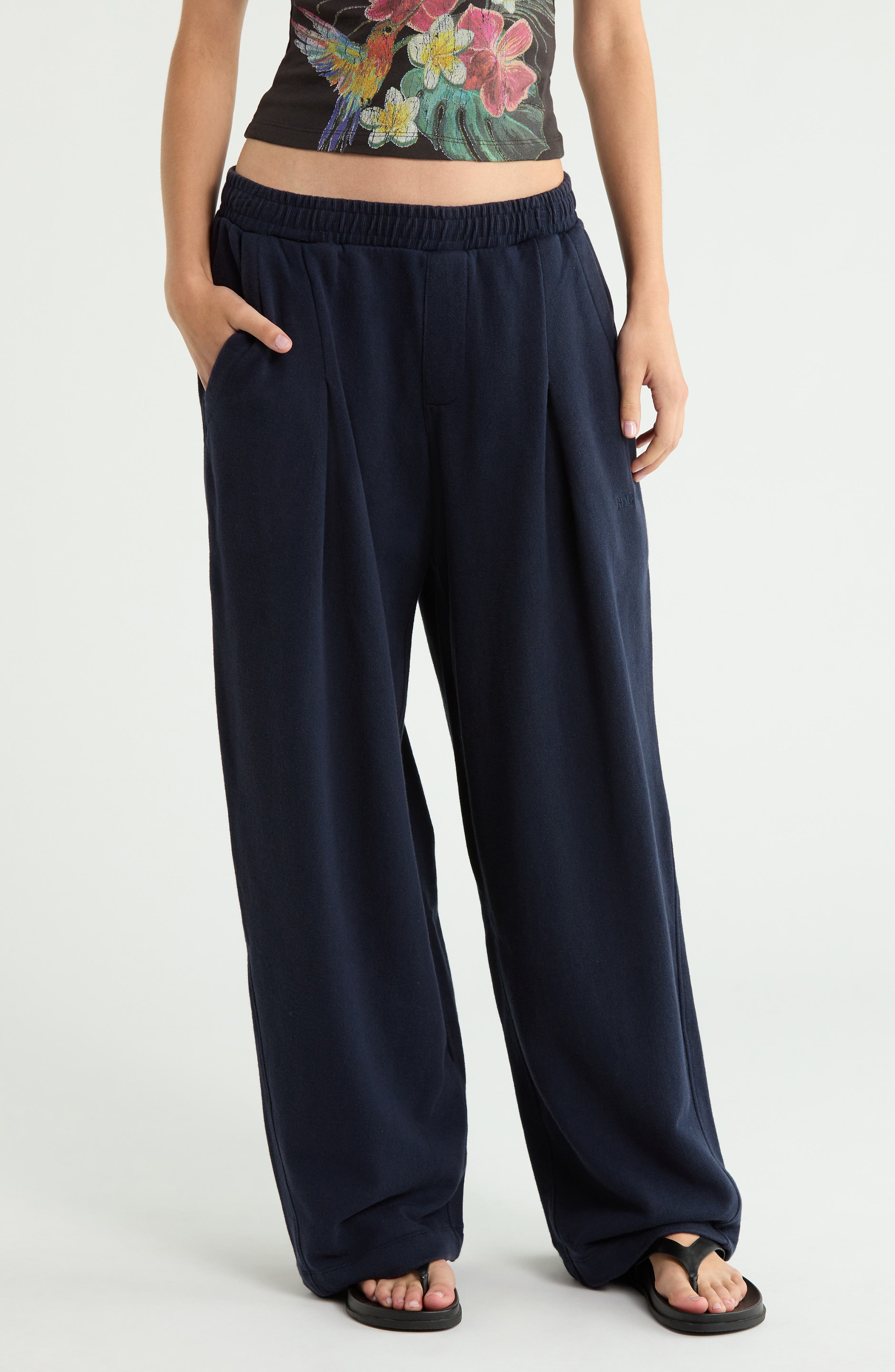 Bobbi Pleated Cotton Pants