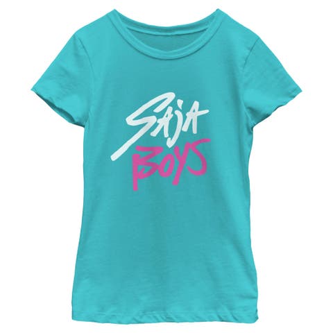 Girl's KPop Demon Hunters Saja Boys Logo  Graphic T-Shirt