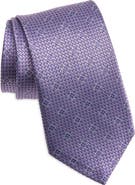 David Donahue Neat Silk Tie