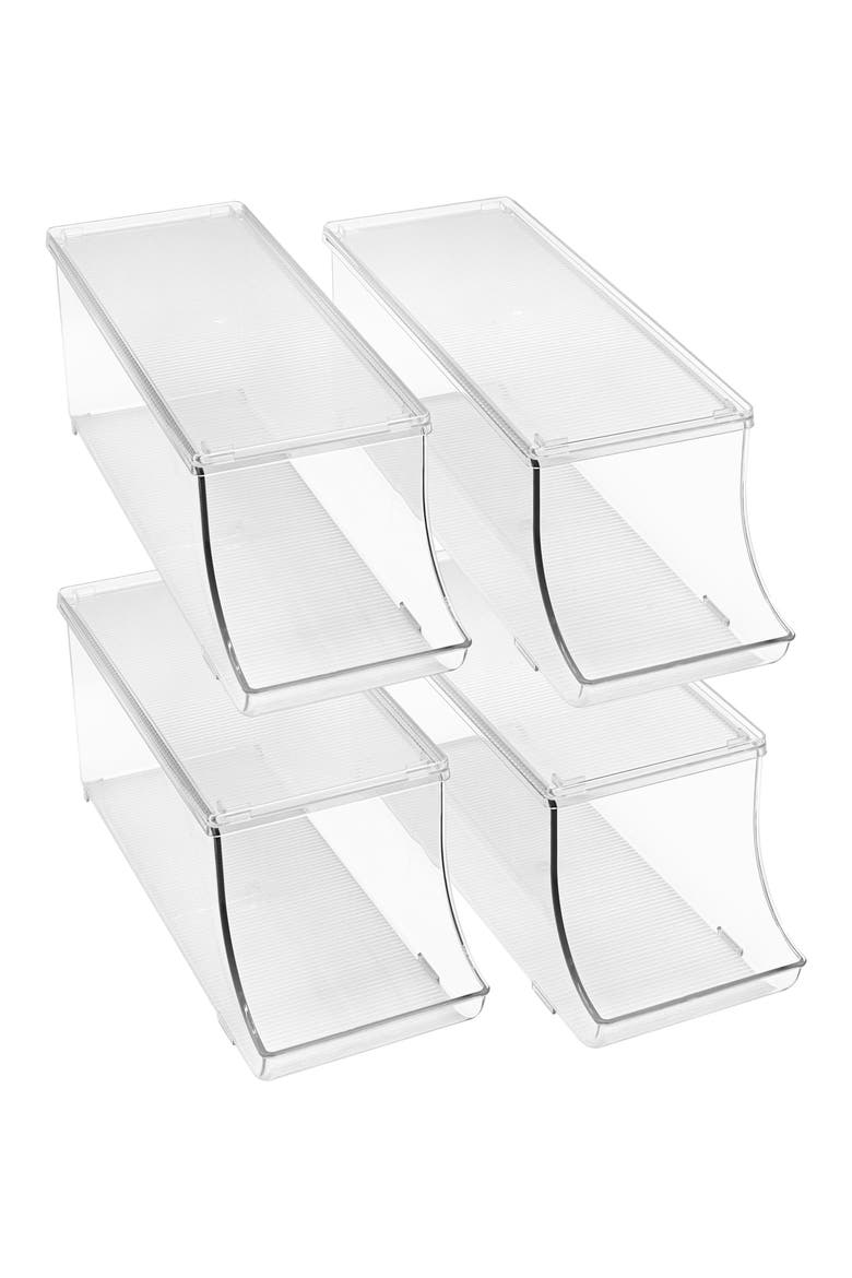 4-Pack Can Organizer, Main, color, CLEAR