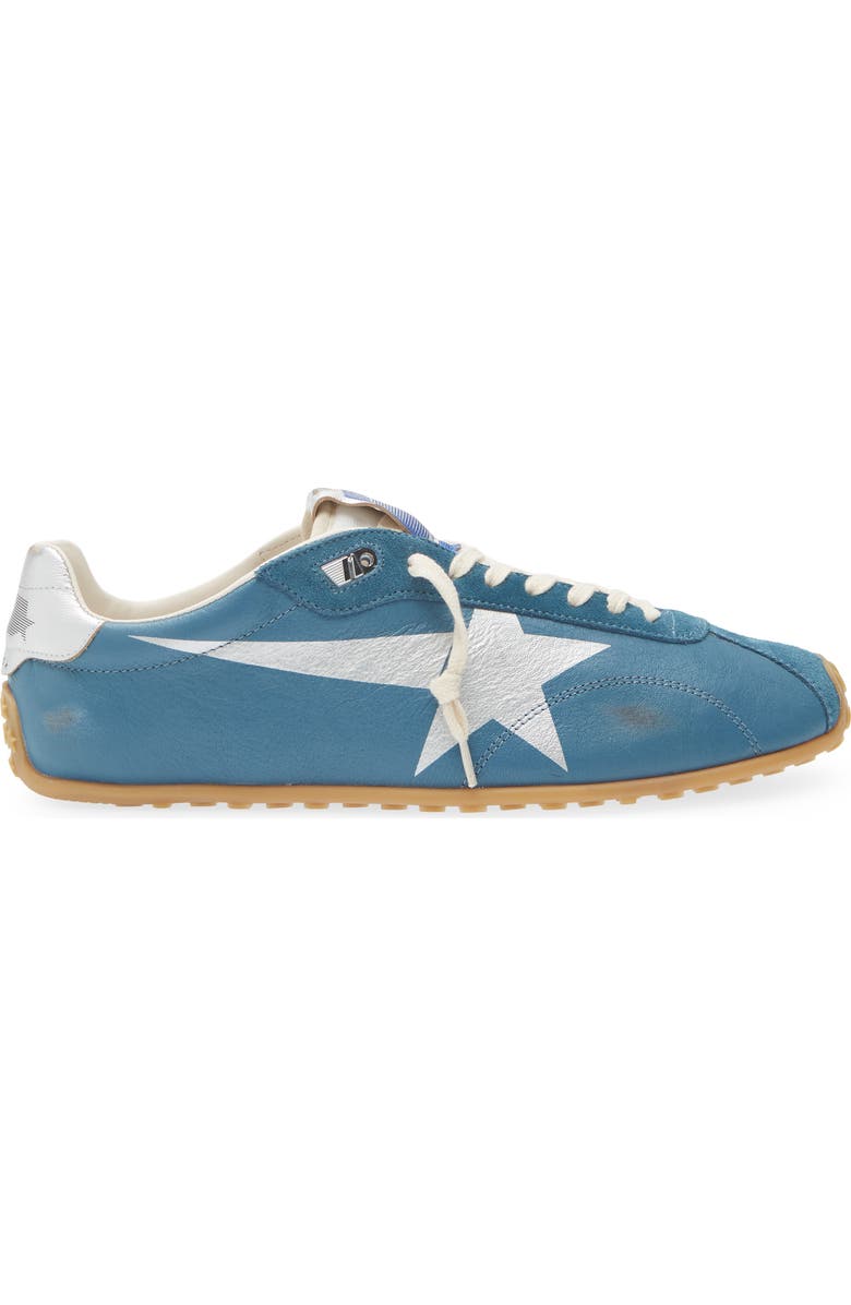 Golden Goose Marathon Speed Sneaker, Alternate, color, Petrol Blue/Silver/Cream