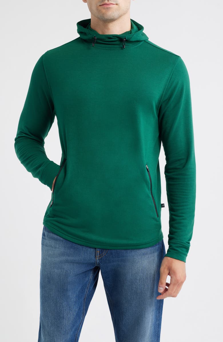 Swannies Jack Golf Hoodie, Main, color, Forest