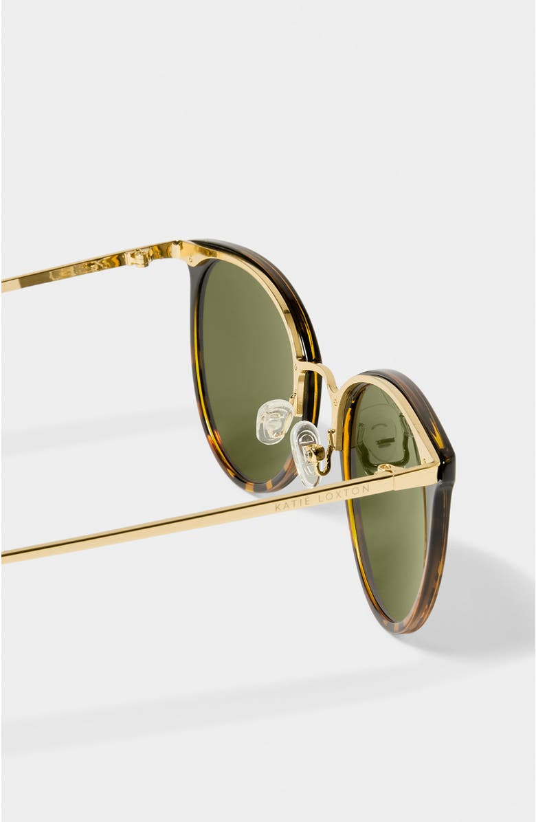 Katie Loxton Santorini Sunglasses, Alternate, color, Gradient Black Tortoiseshell