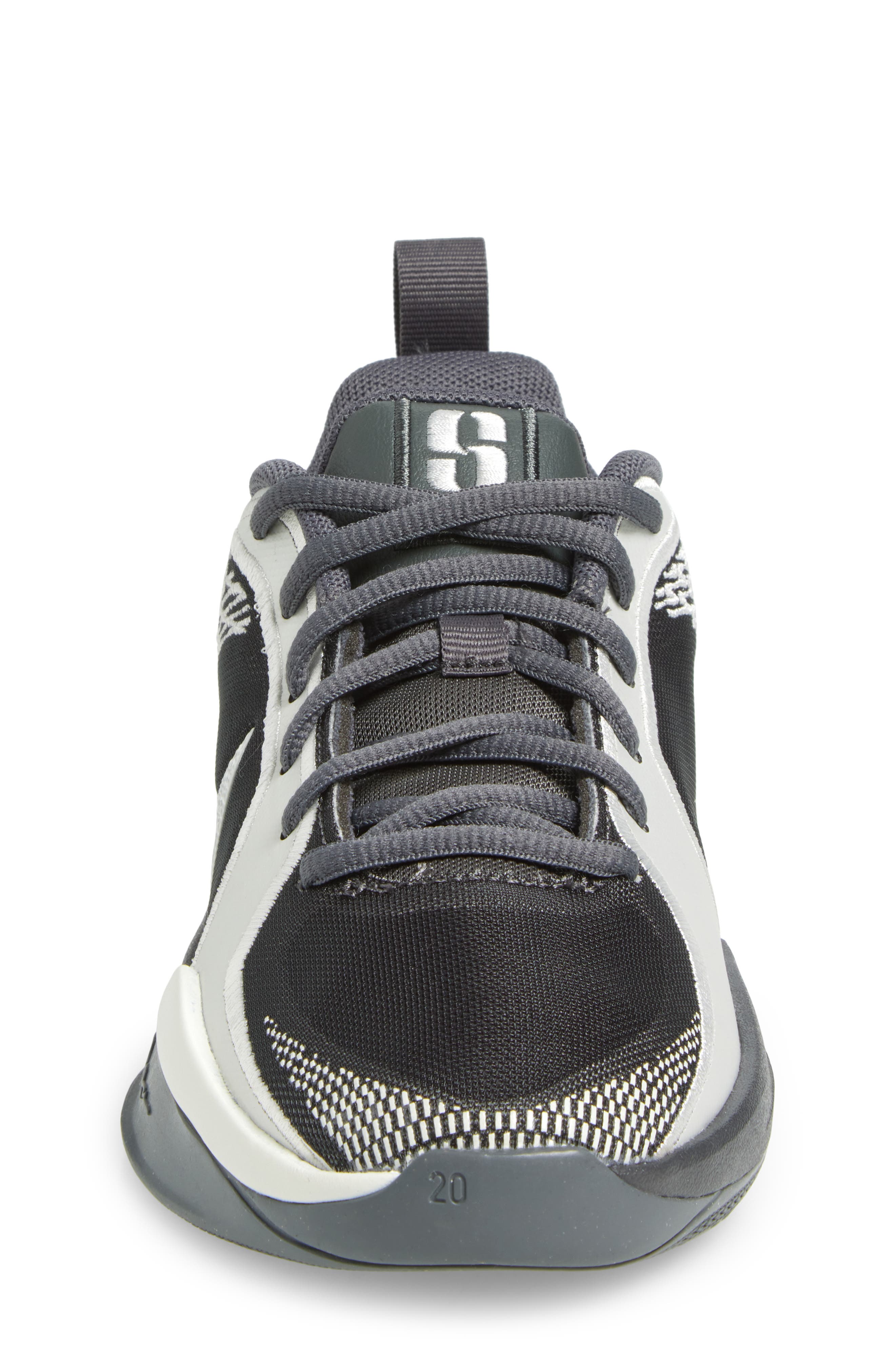 Nike Sabrina 2 Basketball Shoe, Alternate, color, Iron Grey/ Sail/ Hot Punch