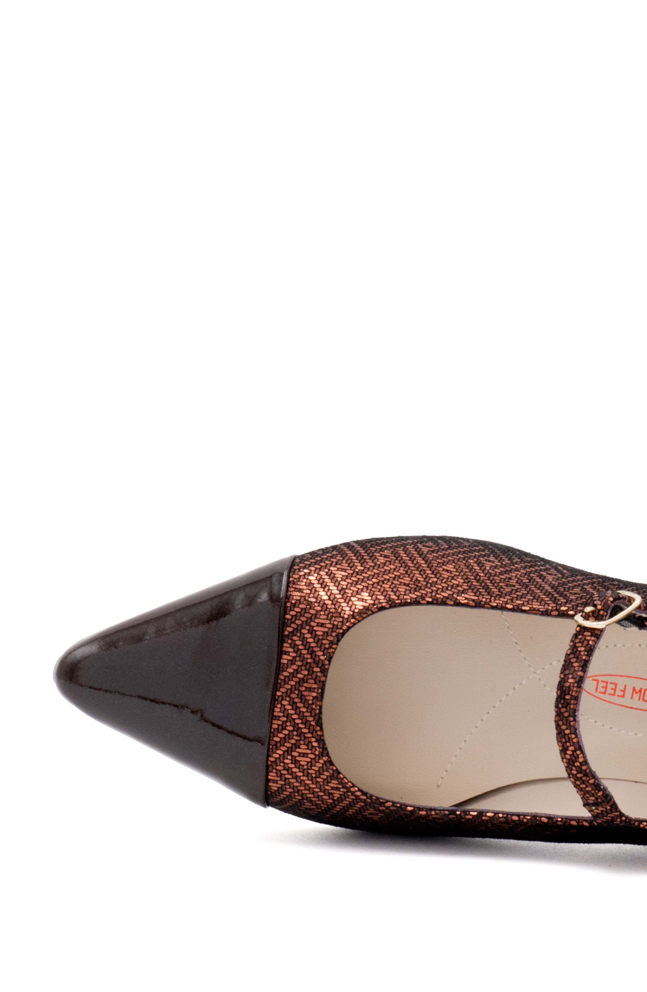 Amalfi by Rangoni Pluto Mary Jane Pointed Cap Toe Pump, Alternate, color, 