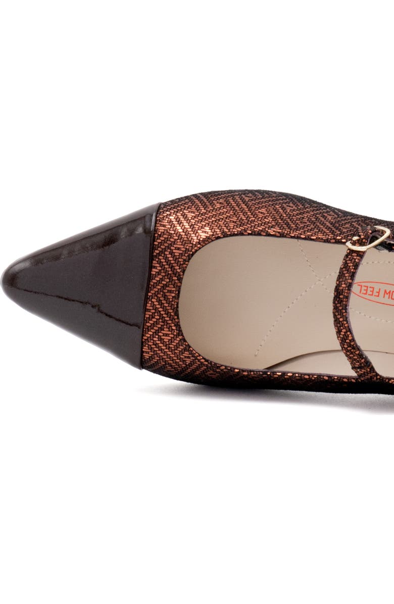Amalfi by Rangoni Pluto Mary Jane Pointed Cap Toe Pump, Alternate, color,