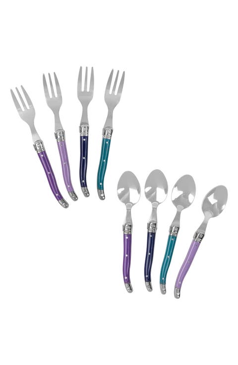 8-Piece Laguiole Spoons & Forks Set