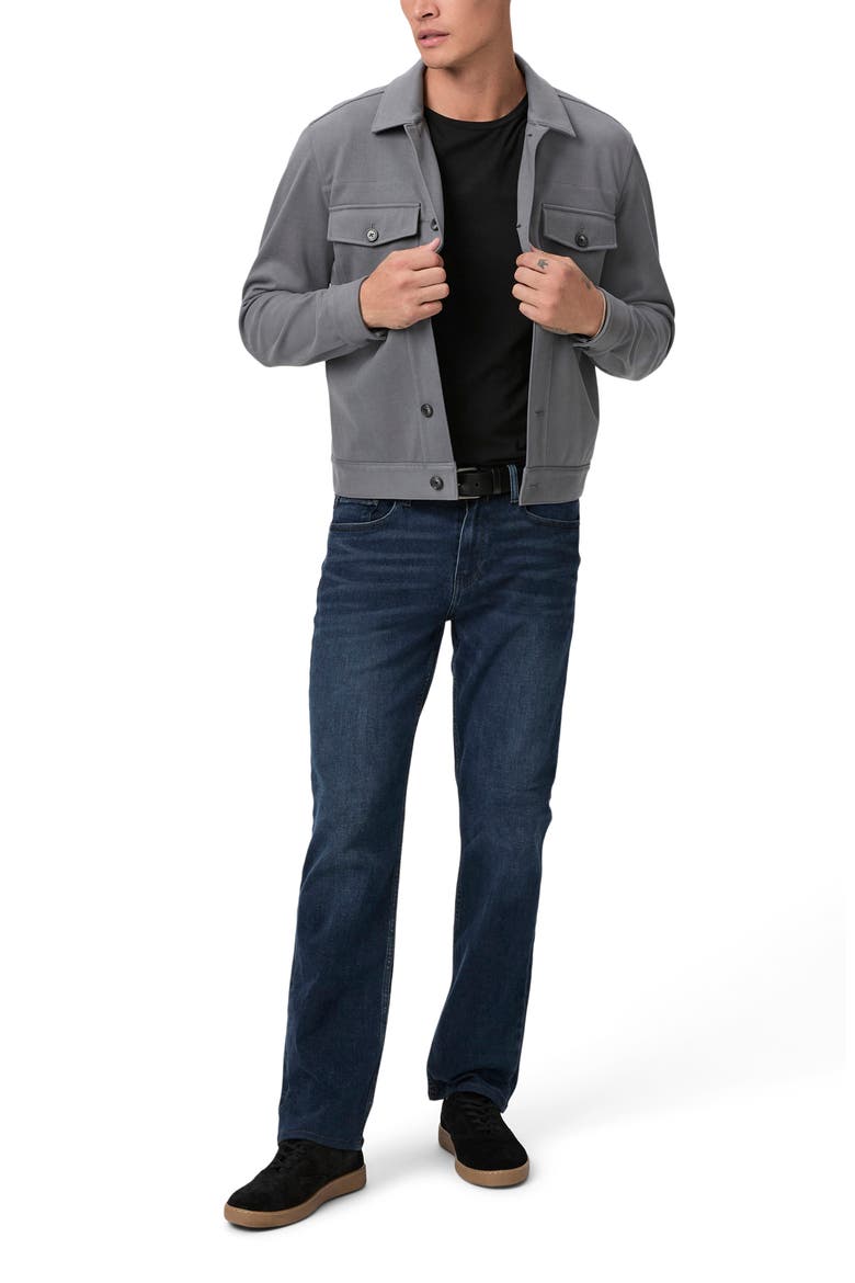 Alfred Bonded Twill Shirt Jacket, Alternate, color, WEATHERED BLUE MULTI