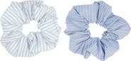 L. Erickson Davis 2-Pack Stripe Scrunchies