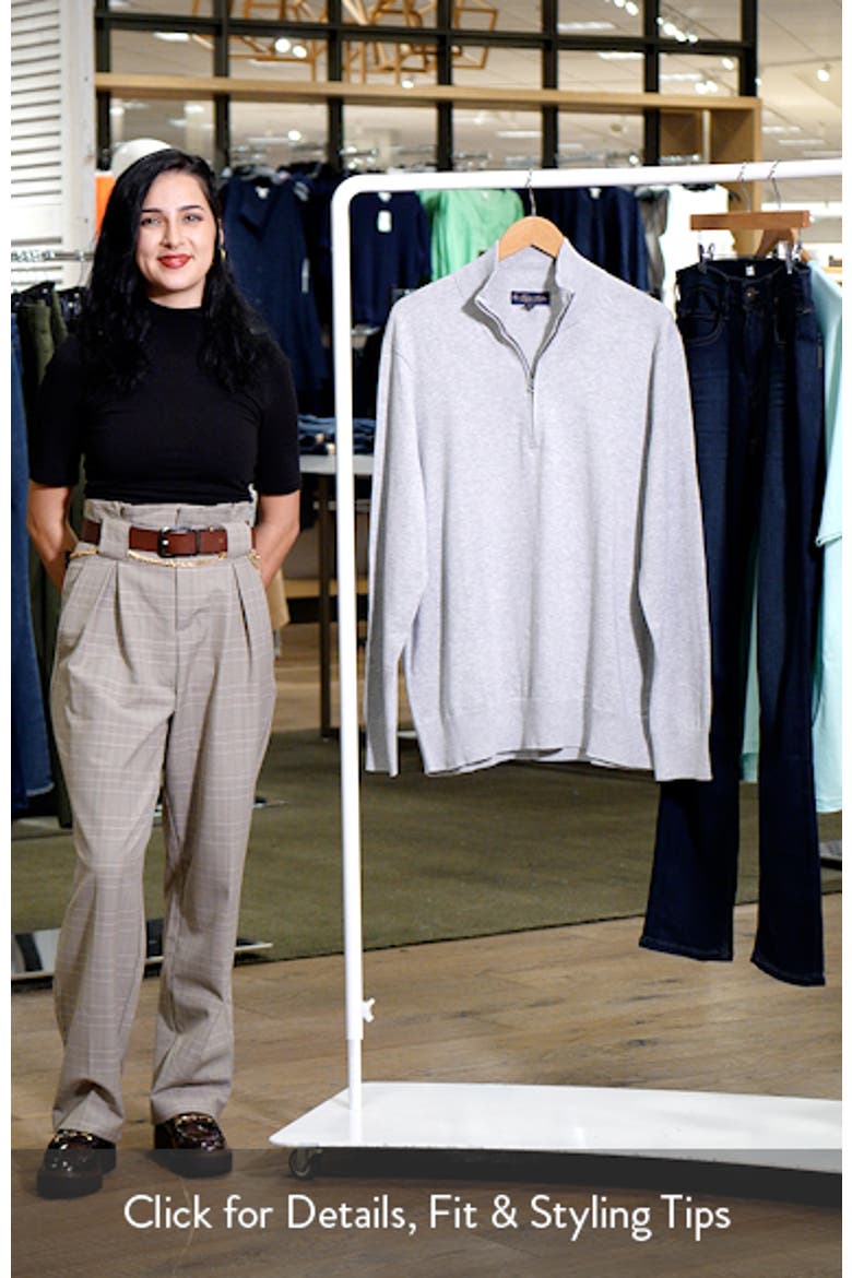 Supima® Cotton Half Zip Pullover video