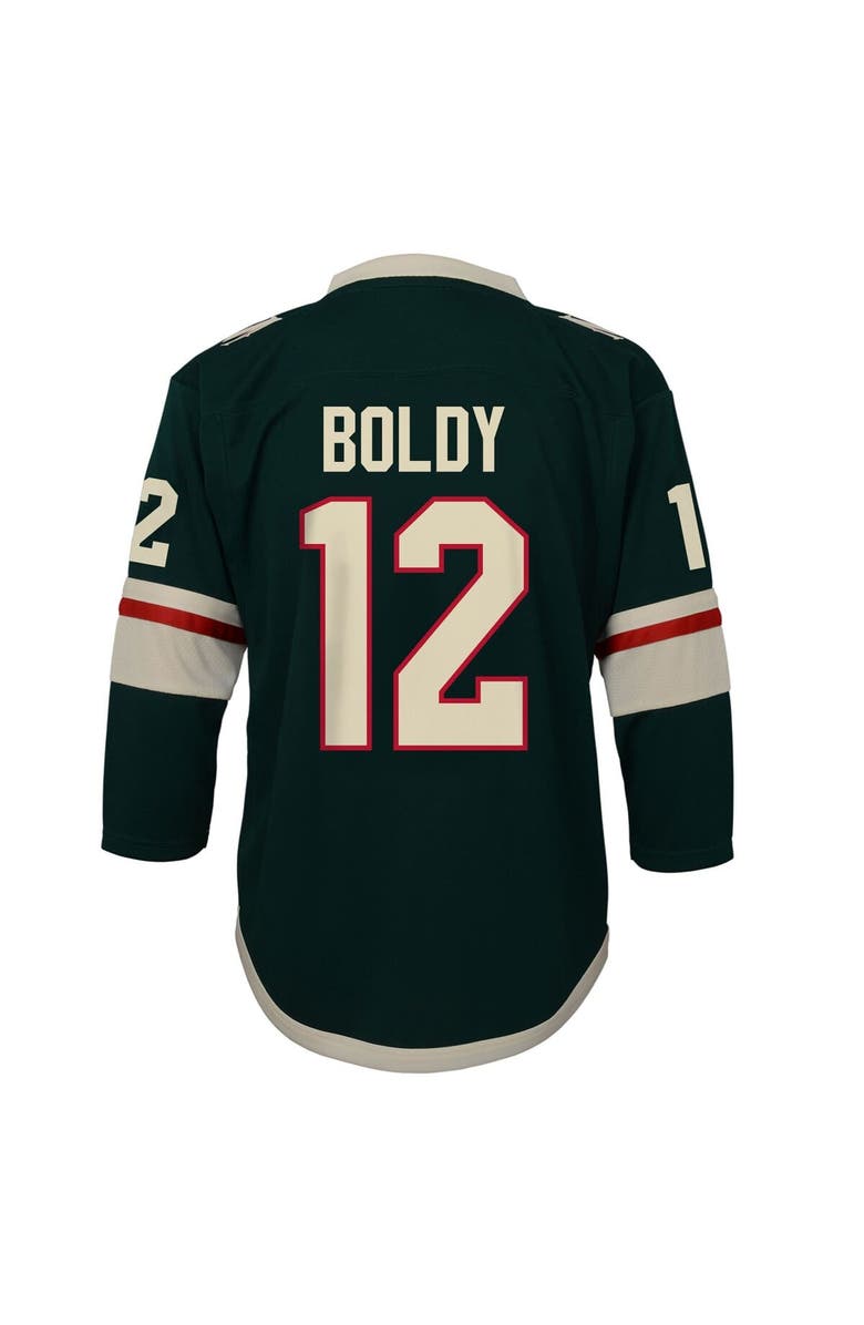 Outerstuff Youth Outerstuff Matthew Boldy Green Minnesota Wild Home Replica Jersey, Alternate, color, Green