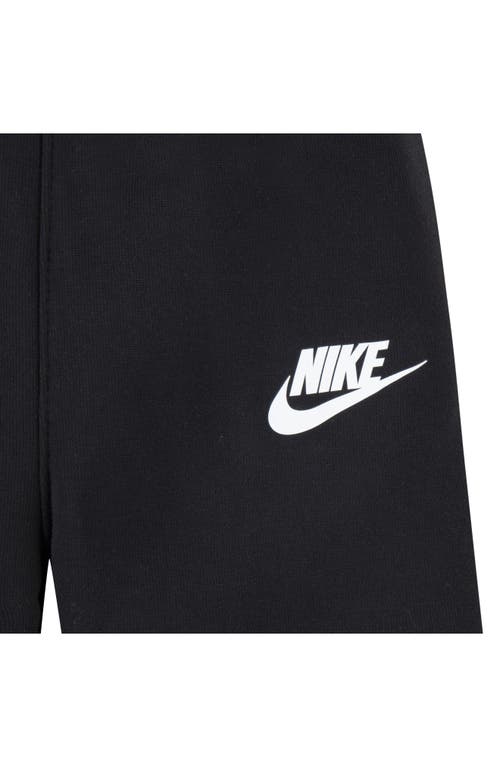 Nike Colorblock Puffer Vest, Logo T-shirt & Fleece Joggers Set In Multi