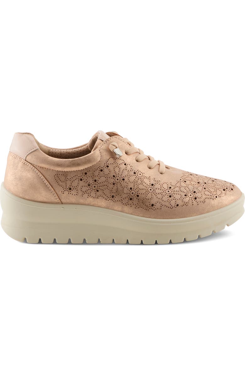 Flexus by Spring Step Rayfield Sneaker, Alternate, color, Rose Gold