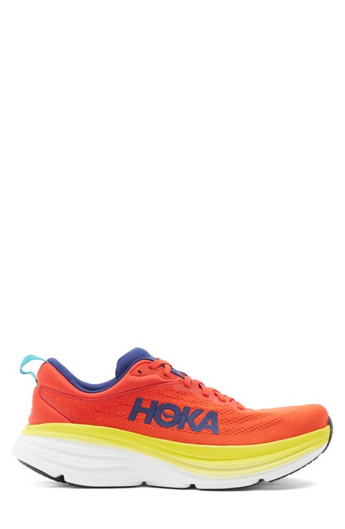 Hoka Bondi 8 Running Shoe In Orange