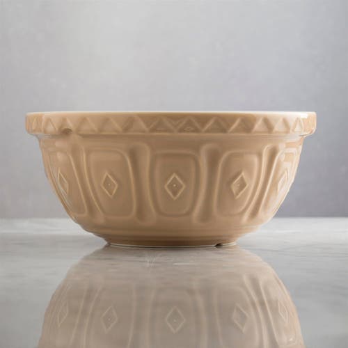 Mason Cash Cane Collection Size 6 Mixing Bowl, 6.35 Quart In Brown