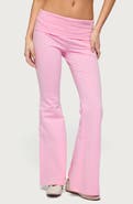 EDIKTED Naomi Foldover Flare Pants