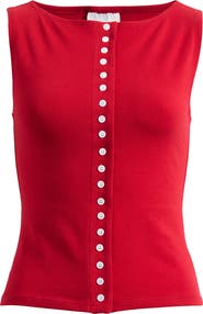 Reformation Julie Sleeveless Knit Top