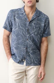 Marine Layer Jacquard Camp Shirt