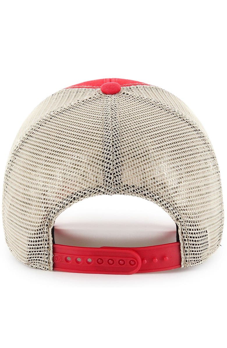 '47 Men's '47 Red/Natural Super Bowl LVII Flagship Wash MVP Snapback Hat, Alternate, color, 