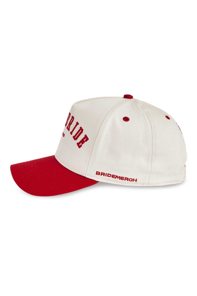 Team Bride Trucker, Alternate, color, Red